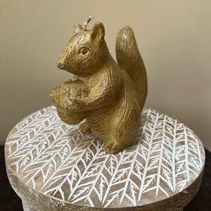 Squirrel with acorn candle pottery barn - please read for shipping limitations